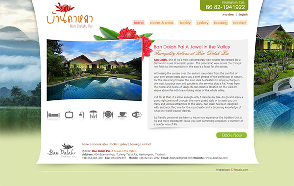 Chiang Mai Web Design Hotel and Resort Portfolio 2016